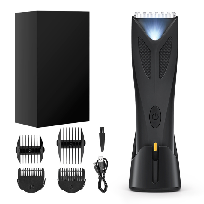 Waterproof Men Trimmer LED Light Body Grooming Trimmer - W031