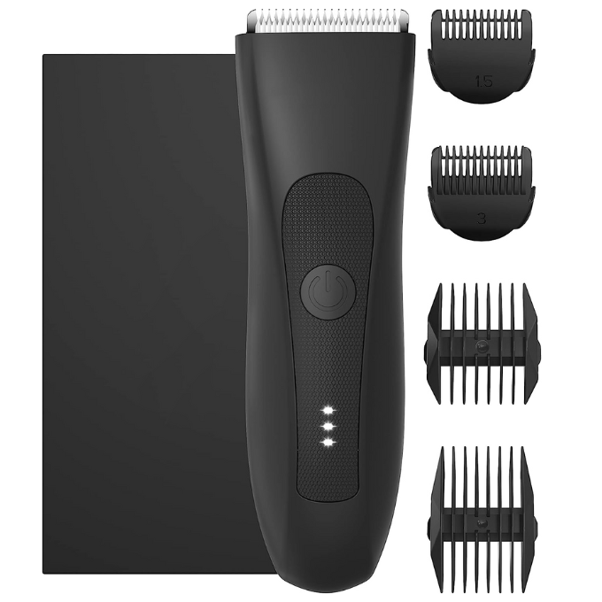 Electric USB Rechargeable Bamboo Style Waterproof Quiet Hair Clipper - W003A