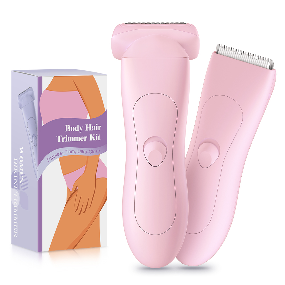 OEM/ODM Waterproof LED Light Body Grooming Trimmer - HK500A-pink