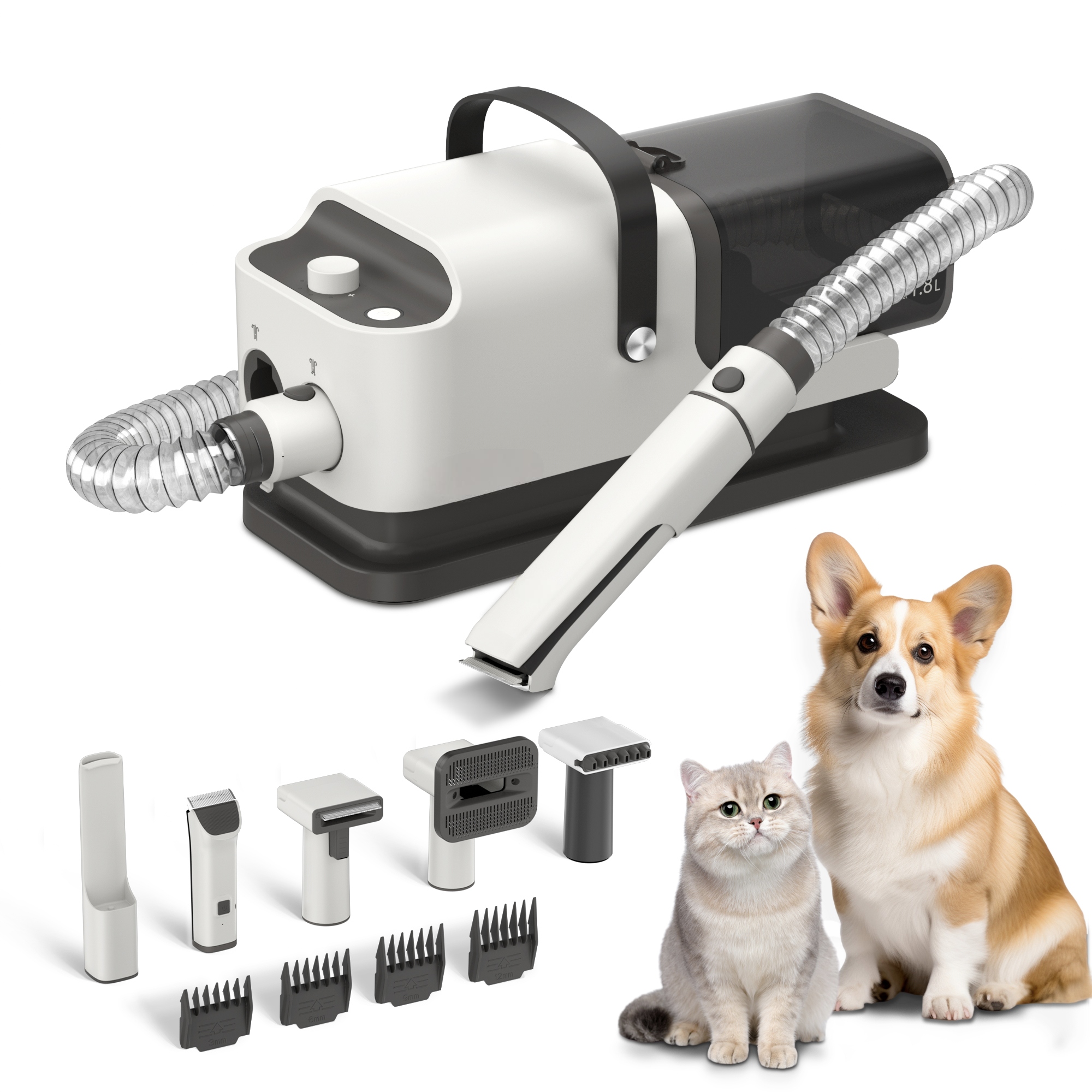 Cleaner Kit Machine Pet Dryer and Vacuum Pet Trimmer - A100